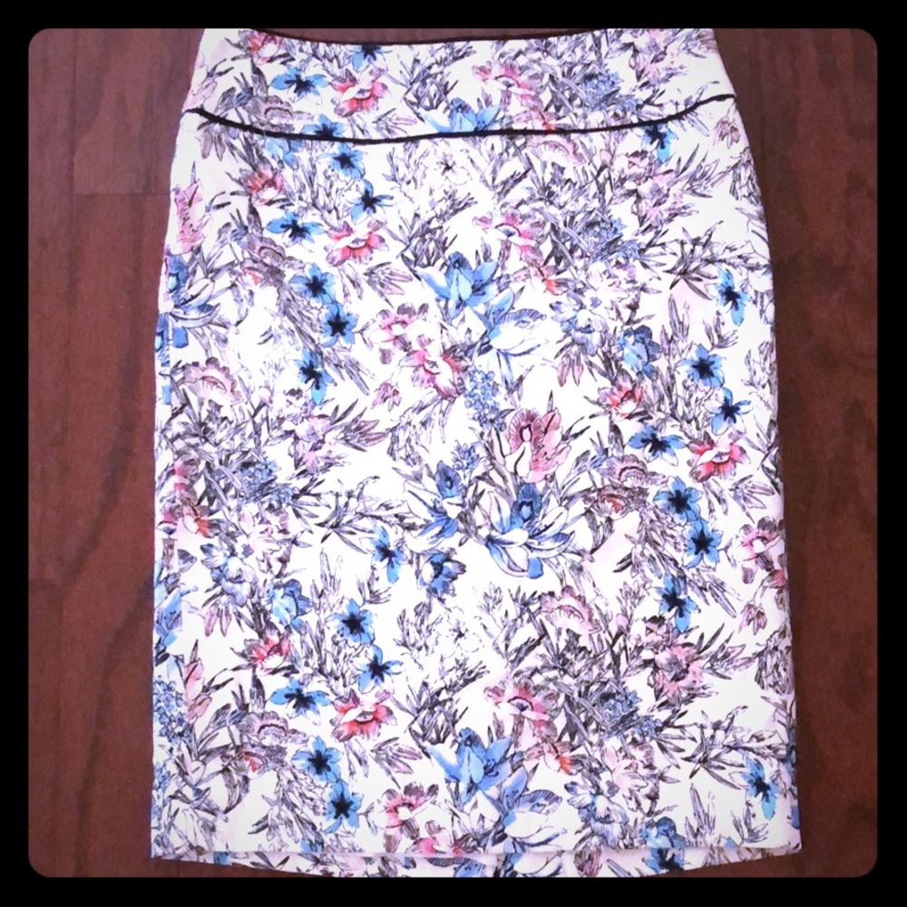 COPY - Ann Taylor floral pencil skirt